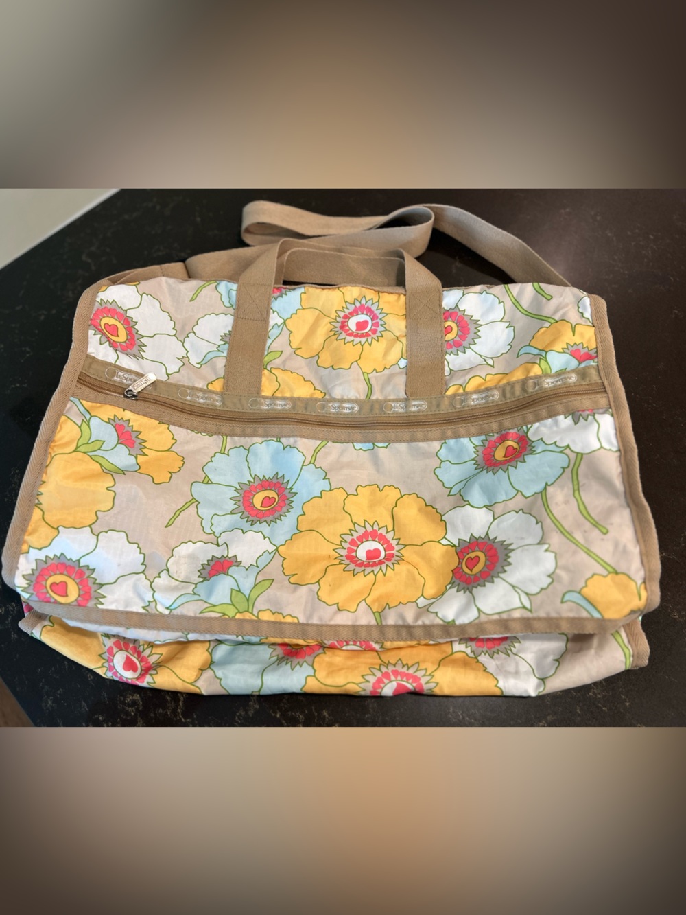 Lesportsac “Bonnie” Vintage Weekender Duffel